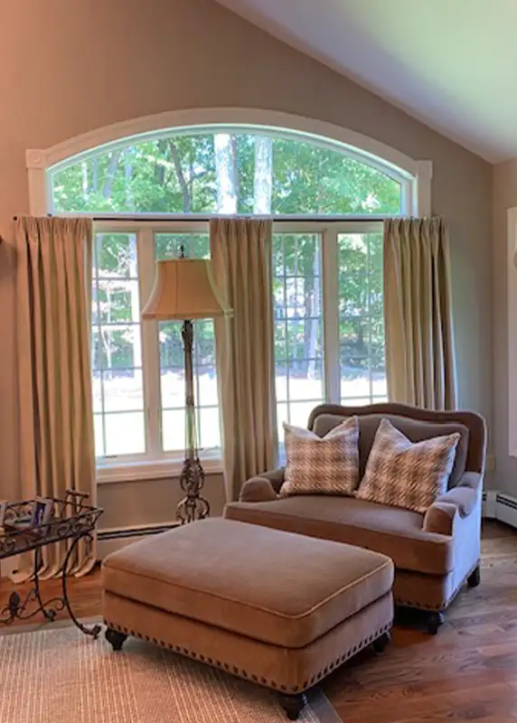 Mid-century, modern living room design by AFAR Imports & Interiors, Springfield, IL